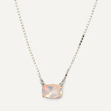 Halle Necklace - Silver Rose Water