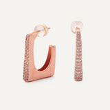 Mia Earrings - Apricot Crush