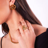 Loop Earrings - Gold