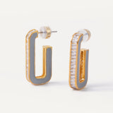 Berlin Earrings - Gold Slate