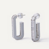Berlin Earrings - Silver Shadow