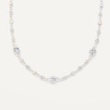 Gemma Necklace - Pearl White