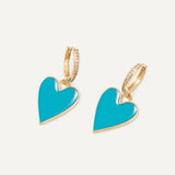 Delfina Earrings - Gold Turquoise