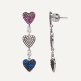 Love Earrings - Silver