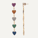 Love Earrings - Gold