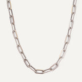 Angelina Necklace - Silver Neutral Multi