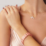 Ariana Necklace - Pink