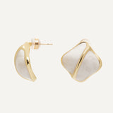 Beth Earrings - Cotton