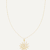 Black Hole Necklace - Gold