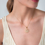 Black Hole Necklace - Gold