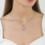 Black Hole Necklace - Silver