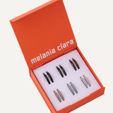 Elle Earring Set x6 - Neutrals Multi