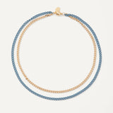Riley Necklace - Denim