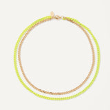 Riley Necklace - Neon Yellow