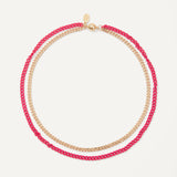 Riley Necklace - Fuchsia