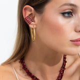 Frida Ear Cuff - Merlot