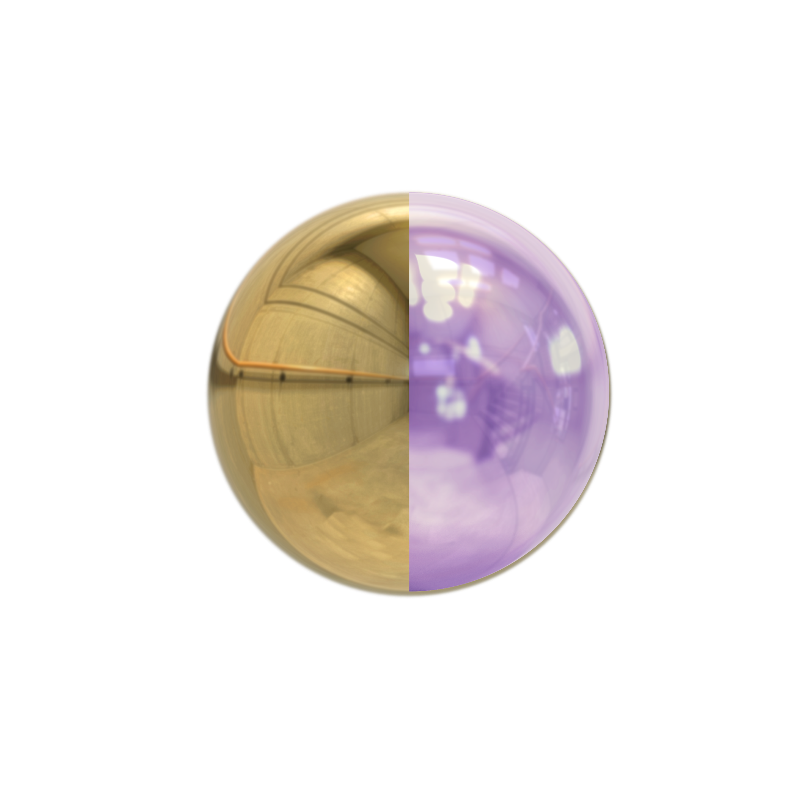 Halle Necklace - Gold Lilac