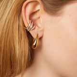 Jewel Ear Cuff - Silver