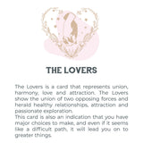 Tarot Necklace - Silver Lovers