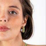 Summer Earrings - Silver Pistachio