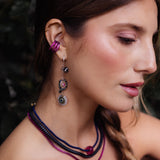 Camille Ear Cuff - Cranberry