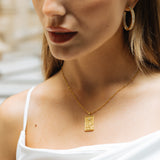 Tarot Necklace - Gold Star