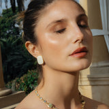 Viola Earrings - Cream