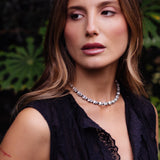 Night Blossom Necklace - Onyx