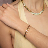 Jill Bracelet - Silver Chocolate