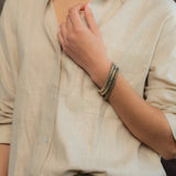 Kenya Bracelet Set - Champagne