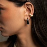 Mina Ear Cuff - Gold - Cream