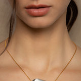 Neve Necklace - Gold with Silver