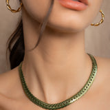 Keira Necklace - Olive