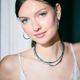 Sally Earrings - Storm Blue
