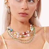 Minka Necklace - Kiwi