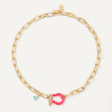 Meli Necklace - Fuchsia