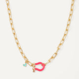 Meli Necklace - Fuchsia