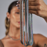 River Necklace - Shimmer Cotton