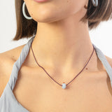 Cherry Necklace - Ruby-Cloud