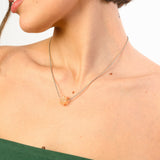 Cherry Necklace - Champagne Glow