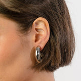 India Earrings - Silver