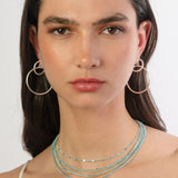 Mabel Earrings - Pearl White