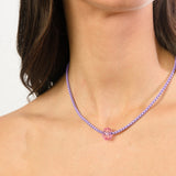 Lolli Necklace - Lilac-Pink