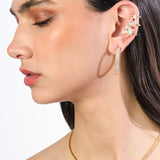 Camellia Ear Cuff - Gold