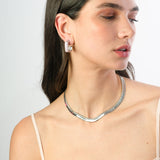 Summer Earrings - Silver Waterlilly