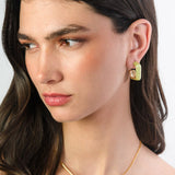 Summer Earrings - Gold Pistachio
