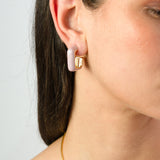 Summer Earrings - Gold Waterlilly