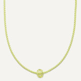 Lolli Necklace - Neon Yellow
