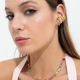 Quinn Earrings - Gold Pastel