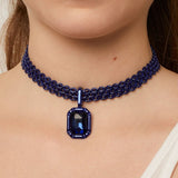 Raine Necklace - Royal Blue